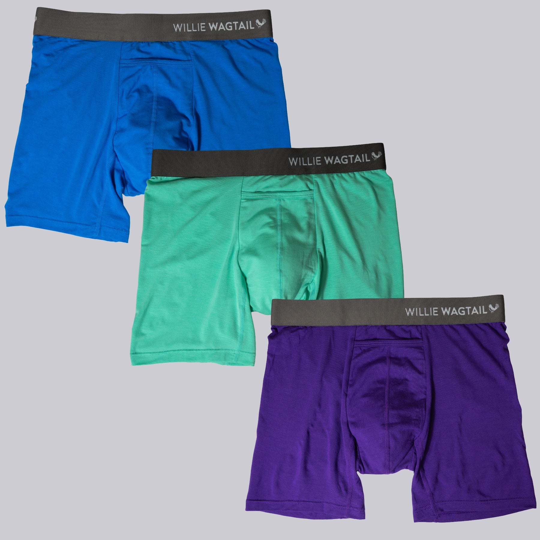 Peacock 3-Pack Boxer Briefs
