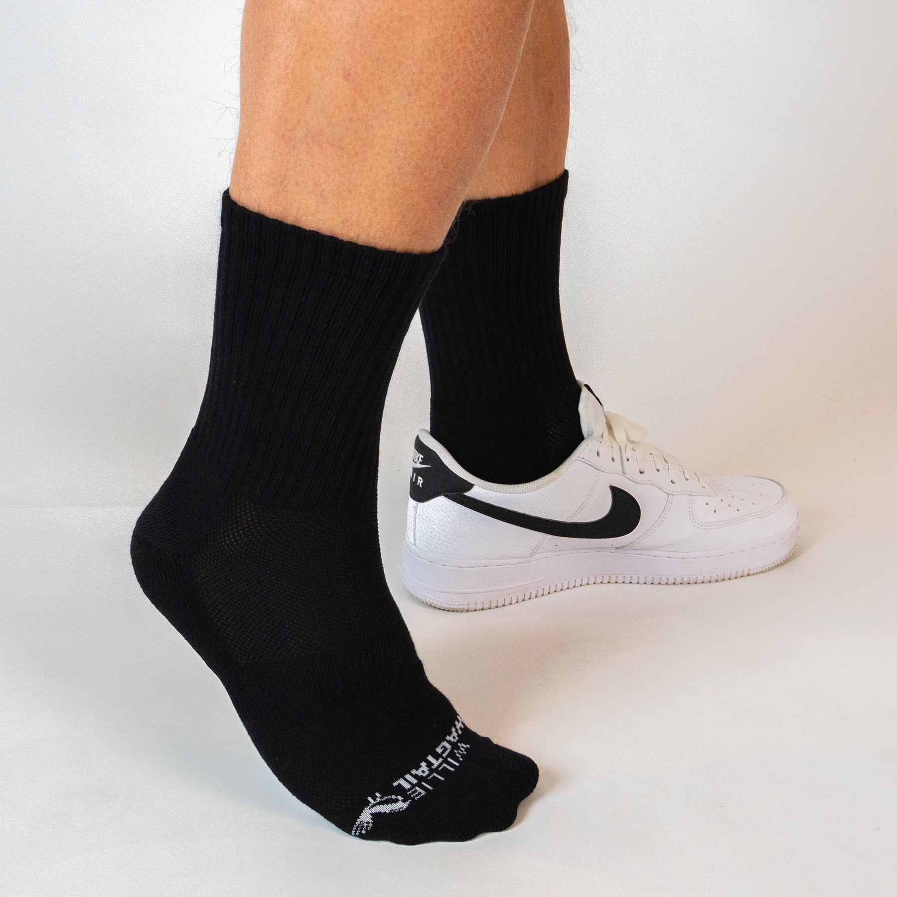Black Crew Socks